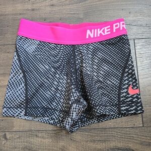 Nike Pro Girls Athletic Shorts